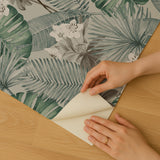 Veer Decor Island Eden Grey Peel & Stick Wallpaper 8375-AD3