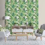 Veer Decor Island Eden Cream Peel & Stick Wallpaper 8375-AD4