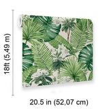 Veer Decor Island Eden Cream Peel & Stick Wallpaper 8375-AD4