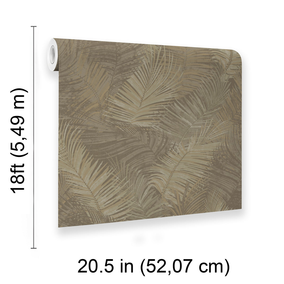 Veer Decor Palm Haven Beige Peel & Stick Wallpaper 8375-AE4