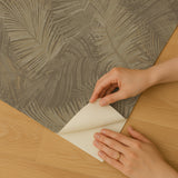 Veer Decor Palm Haven Beige Peel & Stick Wallpaper 8375-AE4