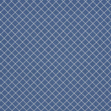 Schumacher Maggie Lattice Cobalt Fabric - Eade's Wallpaper