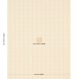 Schumacher Frannie Windowpane Camel Fabric