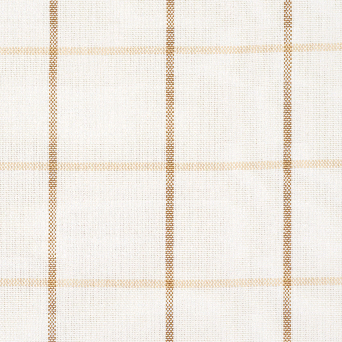 Schumacher Frannie Windowpane Neutral Fabric
