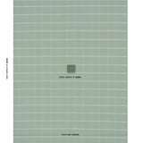 Schumacher Frannie Windowpane Green Fabric