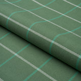 Schumacher Frannie Windowpane Green Fabric