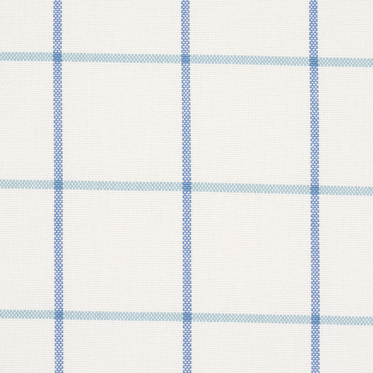 Schumacher Frannie Windowpane Cobalt Fabric