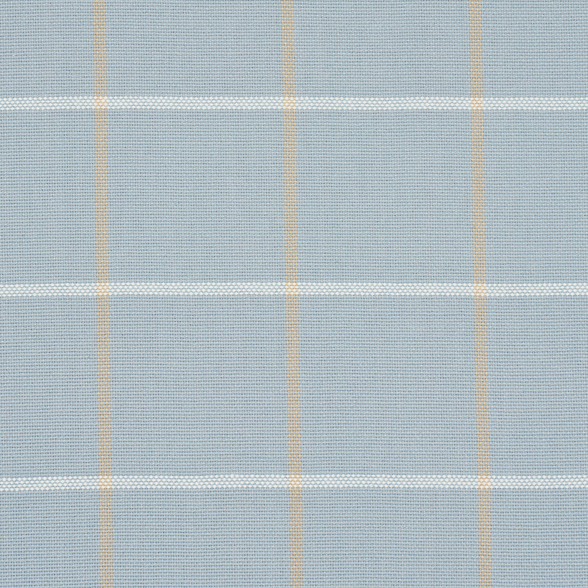 Schumacher Frannie Windowpane Light Blue Fabric