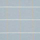Schumacher Frannie Windowpane Light Blue Fabric