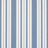 Schumacher Markie Stripe Cobalt Fabric - Eade's Wallpaper