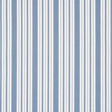 Schumacher Markie Stripe Cobalt Fabric - Eade's Wallpaper