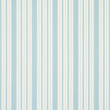 Schumacher Markie Stripe China Blue Fabric - Eade's Wallpaper