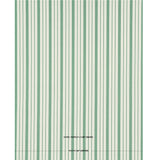 Schumacher Markie Stripe Emerald Fabric - Eade's Wallpaper