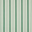 Schumacher Markie Stripe Emerald Fabric - Eade's Wallpaper