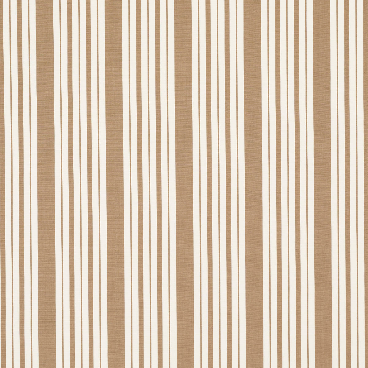 Schumacher Markie Stripe Neutral Fabric - Eade's Wallpaper