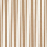 Schumacher Markie Stripe Neutral Fabric - Eade's Wallpaper