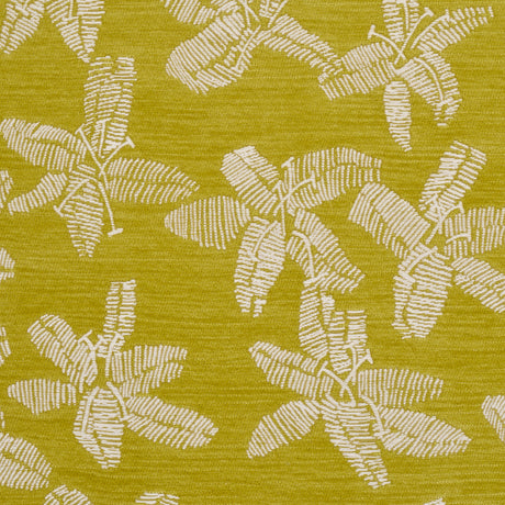 Schumacher 83814 HIBISCUS in CITRON VERT Fabric - ATELIER PA