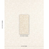 Schumacher Patchwork Sand Fabric - Eade's Wallpaper