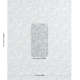 Schumacher Patchwork Ocean Fabric - Eade's Wallpaper