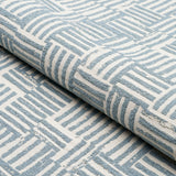 Schumacher Patchwork Ocean Fabric - Eade's Wallpaper