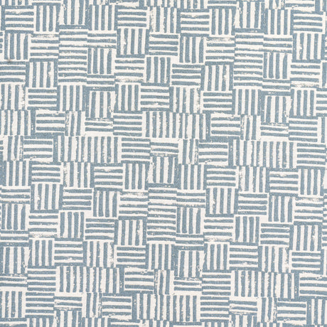Schumacher Patchwork Ocean Fabric - Eade's Wallpaper