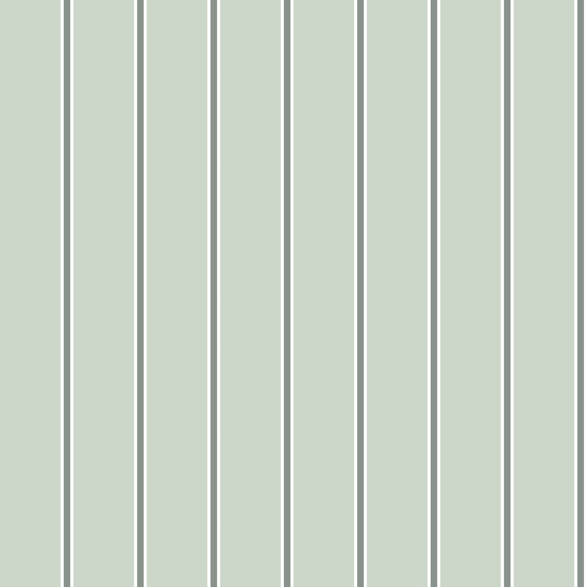 Galerie Blooming Garden Stripe Green Wallpaper 8383
