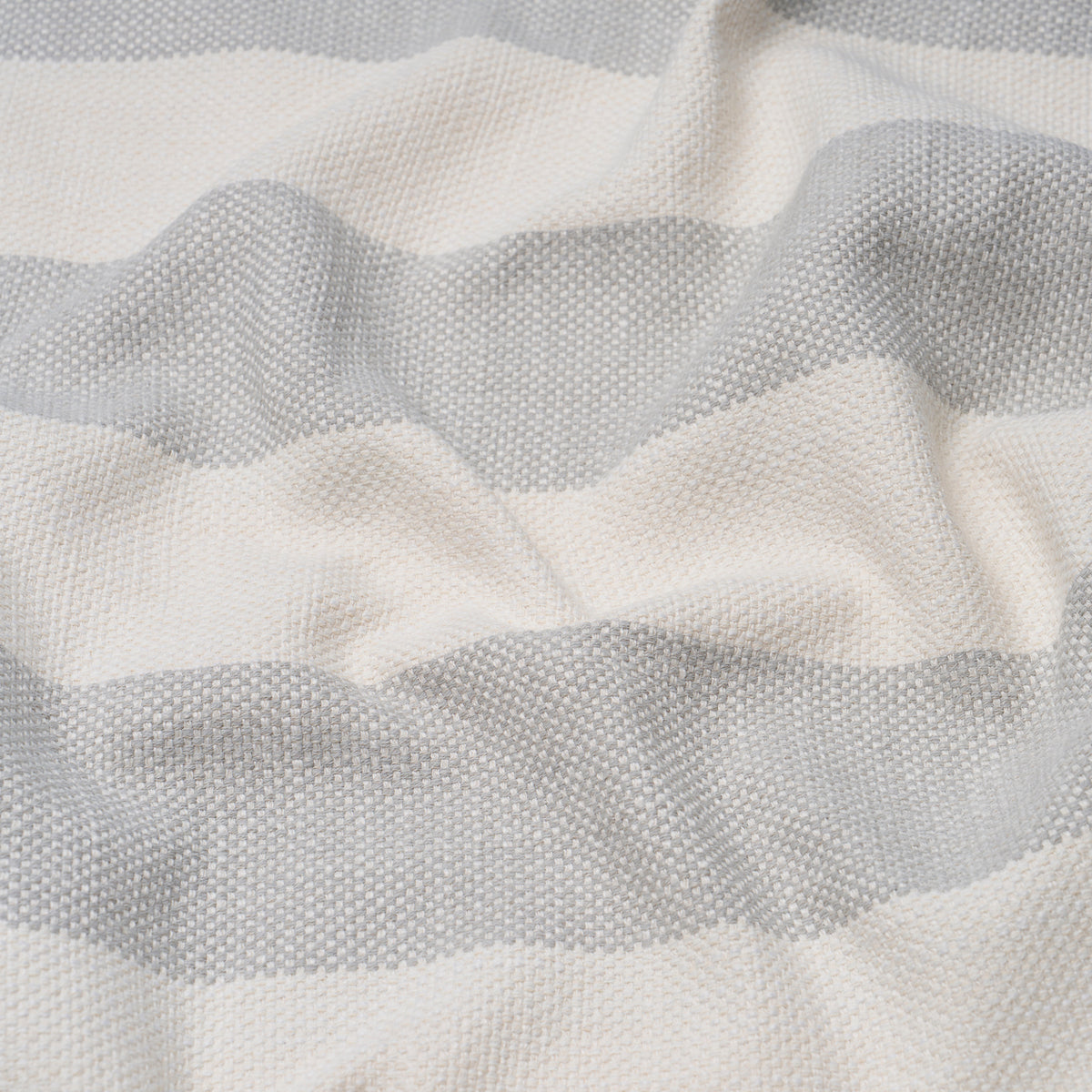 Schumacher 83830 DESERT WIDE STRIPE in SKY Fabric - CAROLINE