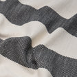 Schumacher 83832 DESERT WIDE STRIPE in CHARCOAL Fabric - CAR