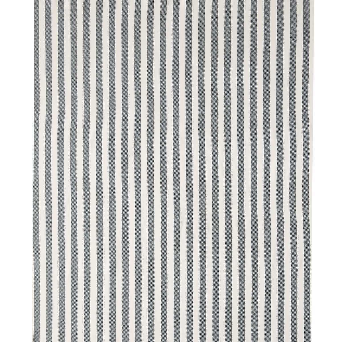 Schumacher Even Stripe Charcoal Fabric