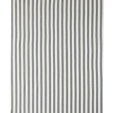 Schumacher Even Stripe Charcoal Fabric