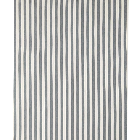 Schumacher Even Stripe Charcoal Fabric