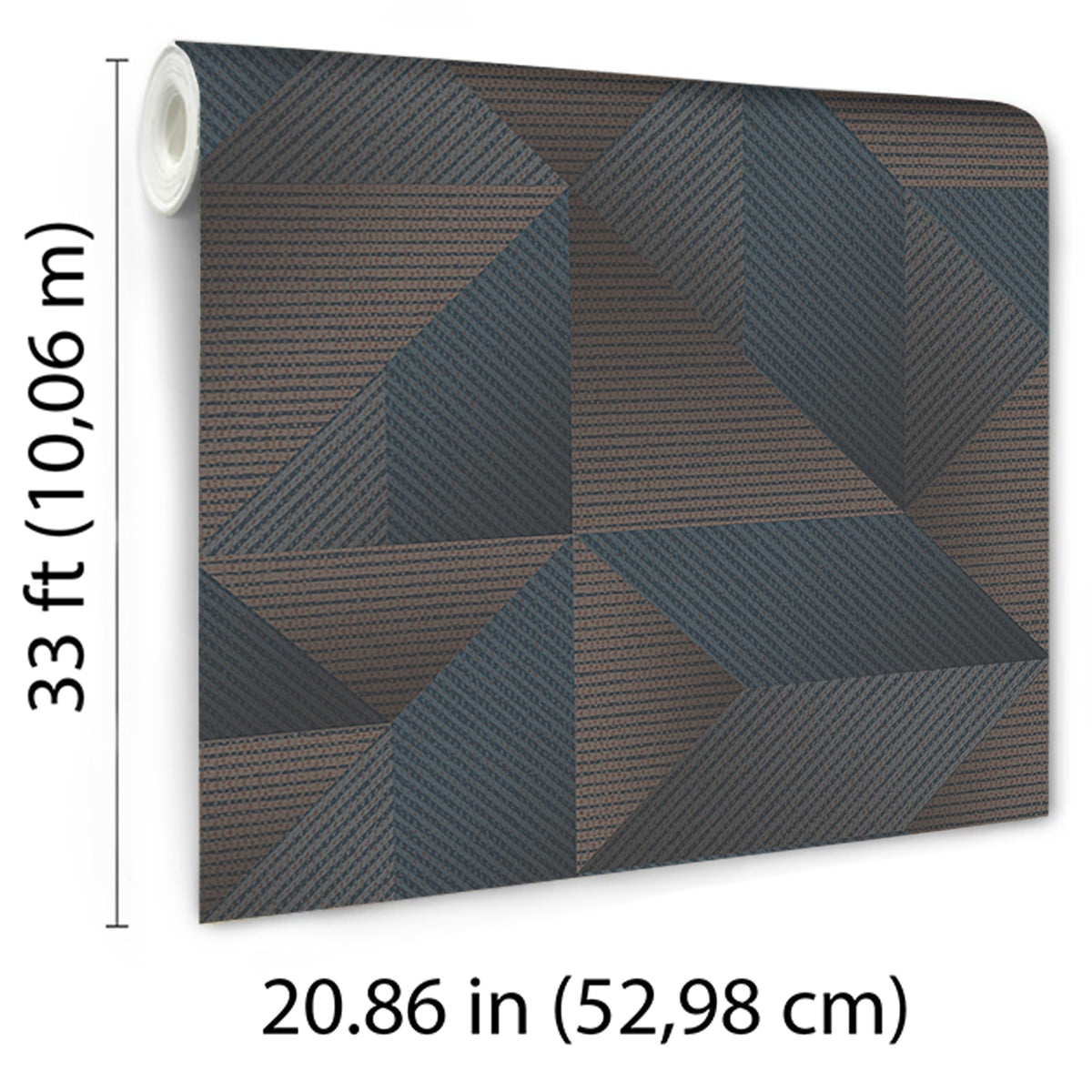Veer Decor Prism Threads Blue Wallpaper 8385-AG7