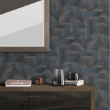 Veer Decor Prism Threads Blue Wallpaper 8385-AG7