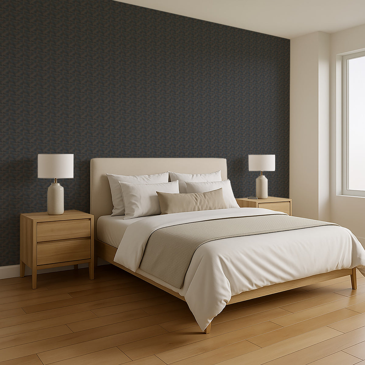 Veer Decor Prism Threads Blue Wallpaper 8385-AG7