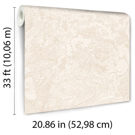Veer Decor Marble Cloud Cream Wallpaper 8385-AH2
