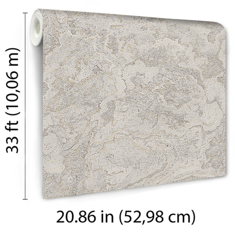 Veer Decor Marble Cloud Taupe Wallpaper 8385-AH5