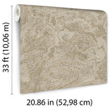 Veer Decor Marble Cloud Gold Wallpaper 8385-AH6