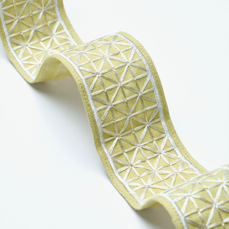 Schumacher 83853 DIRECTOIRE TAPE NARROW in CITRON Trim - PER
