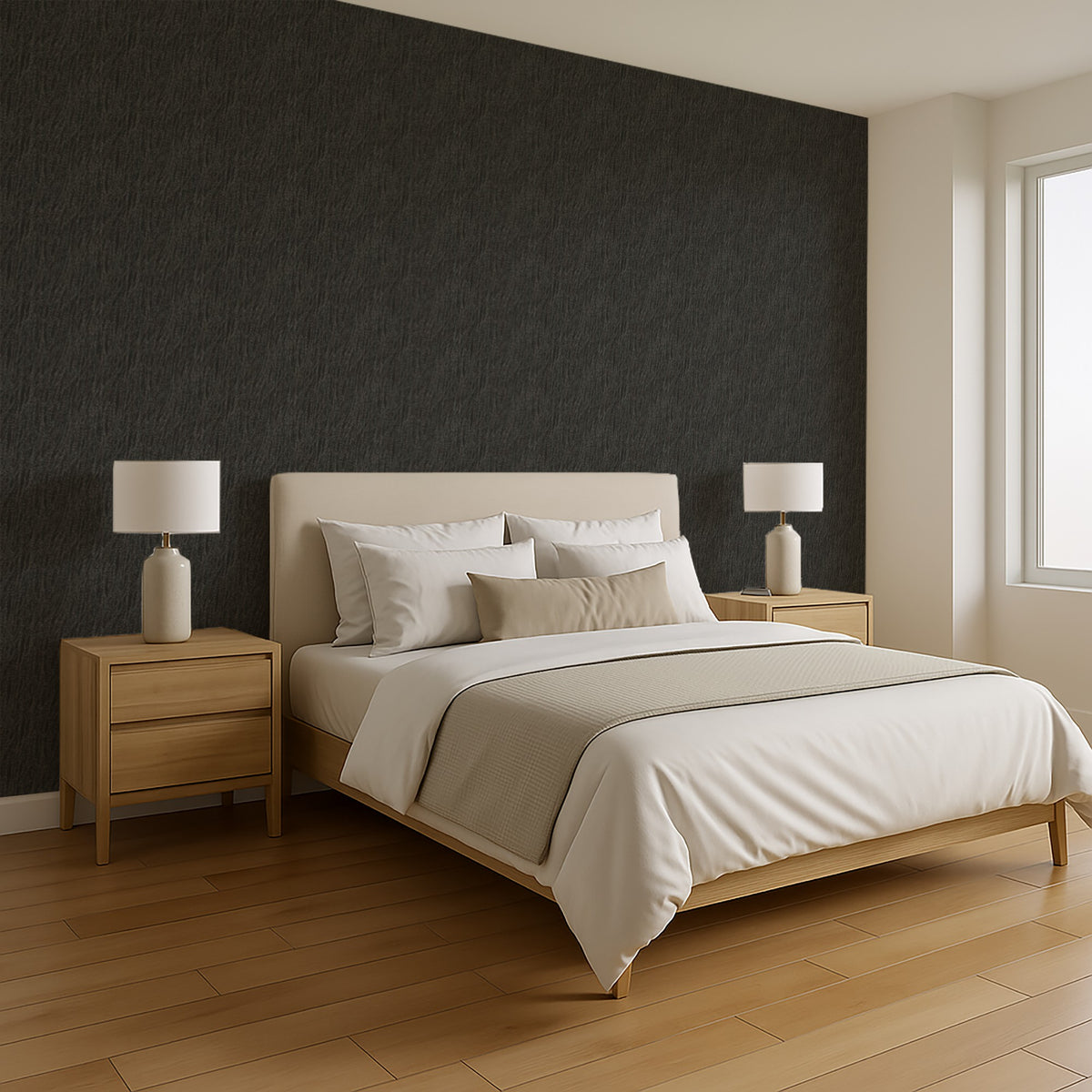 Veer Decor Willow Streamside Black Wallpaper 8386-AB6