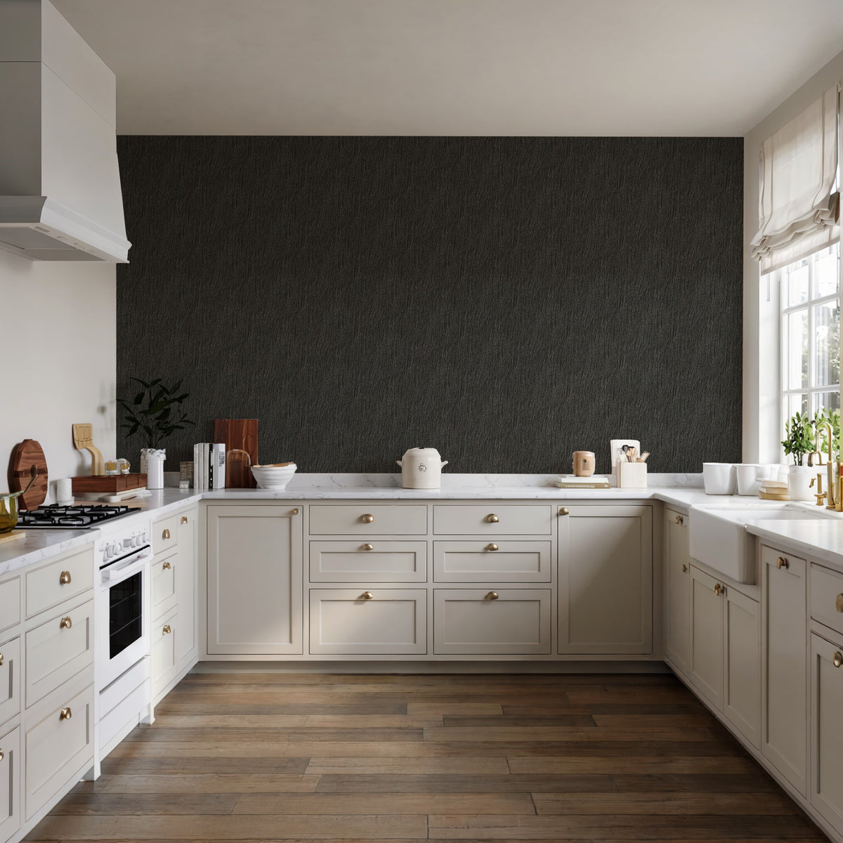Veer Decor Willow Streamside Black Wallpaper 8386-AB6