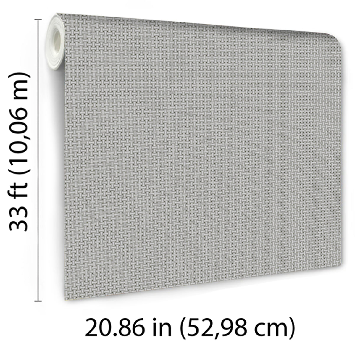 Veer Decor Cane Lattice Grey Wallpaper 8386-AC5
