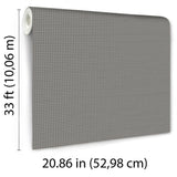 Veer Decor Cane Lattice Dark Grey Wallpaper 8386-AC6