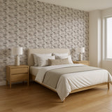 Veer Decor Lotus Pond Tapestry Grey Wallpaper 8386-AD1