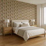 Veer Decor Lotus Pond Tapestry Beige Wallpaper 8386-AD3