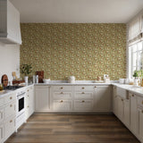 Veer Decor Bird of Paradise Green & Beige 8387-AA2