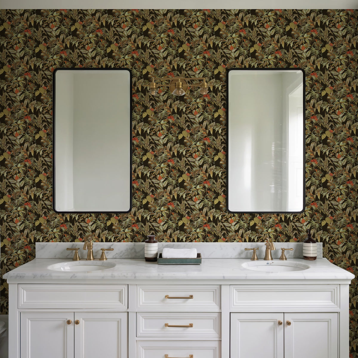 Veer Decor Bird of Paradise Black Wallpaper 8387-AA3