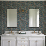 Veer Decor Bird of Paradise Blue Wallpaper 8387-AA4