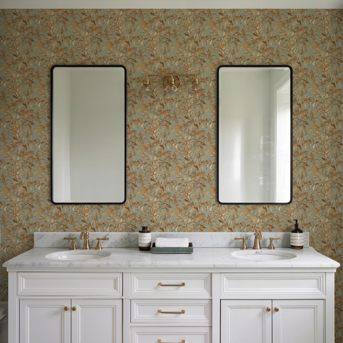 Veer Decor Bird of Paradise Sage Wallpaper 8387-AA5