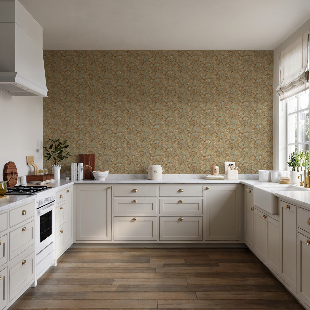 Veer Decor Bird of Paradise Sage Wallpaper 8387-AA5