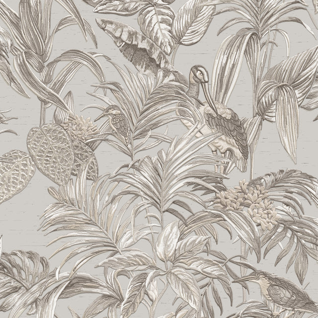 Veer Decor Bird of Paradise Beige Wallpaper 8387-AA6